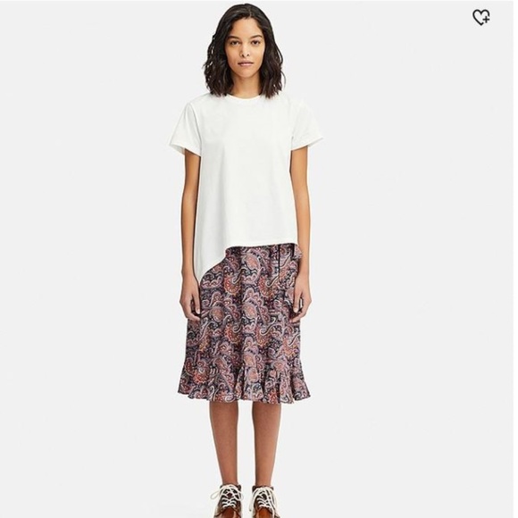 Uniqlo Dresses & Skirts - Uniqlo Women Ruffle Skirt Size 6 - Blue or Orange